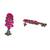 Banjara oxidized necklace & earrings pink enamel choker floral design bohemian tribal for women