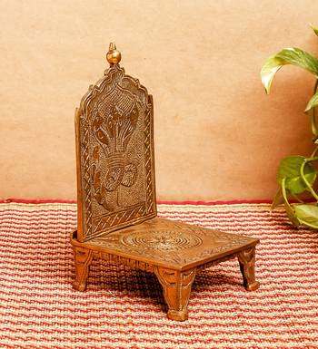 The Advitya Brass Singhasan - God Throne 1