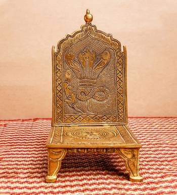 The Advitya Brass Singhasan - God Throne 2