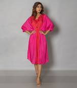 Pink kaftan dress