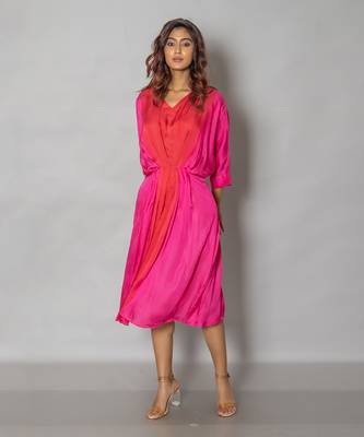 Pink kaftan dress 2