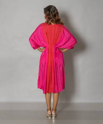 Pink kaftan dress 3
