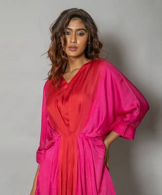 Pink kaftan dress 4