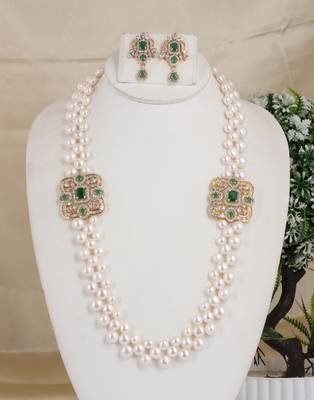 Natural fresh water pearls necklace set from hyderabad 1