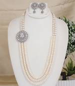 Natural fresh water pearls necklace set from hyderabad