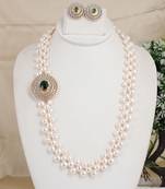 Natural fresh water pearls necklace set from hyderabad