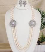 Natural fresh water pearls necklace set from hyderabad