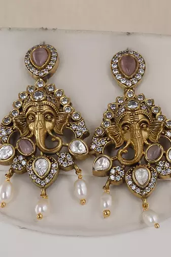 Natural fresh water pearls necklace set from hyderabad