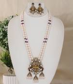 Natural fresh water pearls necklace set from hyderabad