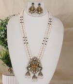 Natural fresh water pearls necklace set from hyderabad