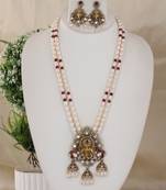 Natural fresh water pearls necklace set from hyderabad