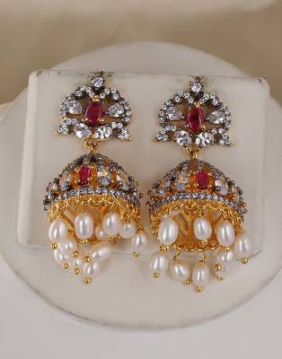 Natural fresh water pearls necklace set from hyderabad 2
