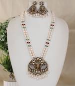 Natural fresh water pearls necklace set from hyderabad