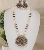 Natural fresh water pearls necklace set from hyderabad