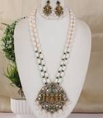 Natural fresh water pearls necklace set from hyderabad