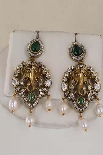 Natural fresh water pearls necklace set from hyderabad