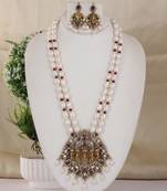 Natural fresh water pearls necklace set from hyderabad