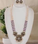 Natural fresh water pearls necklace set from hyderabad