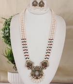 Natural fresh water pearls necklace set from hyderabad