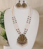 Natural fresh water pearls necklace set from hyderabad