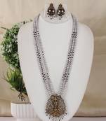 Natural fresh water pearls necklace set from hyderabad