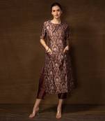 Brown kurta set