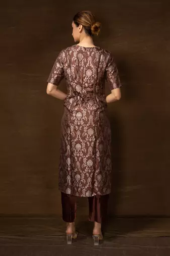 Brown kurta set