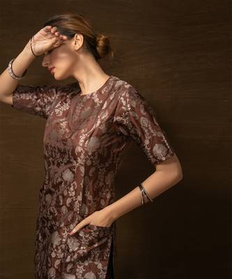 Brown kurta set 4