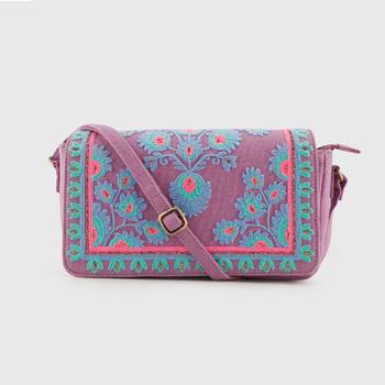 Yasmine Sling Bag Purple 3
