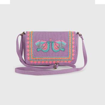 Carina Sling Bag Purple 1