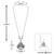 Fashionable silver plated german oxidized peacock pendant with long chain handcrafted necklace set for women & girls