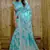 Rama Cotton Jamdani Sarees With Blouse