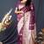 WINE CLASSY TRENDY  LEHRIYA  SILK SAREE