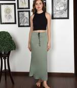 Women Light Green colour Solid Saree Shapewear Petticoat (XL Size) Pack of 1