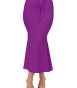 Women Purple colour Solid Saree Shapewear Petticoat (XL Size) Pack of 1