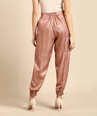 Rust orange foil pant 5