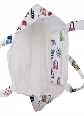 Jeh Bag Cotton Printed Shoulder Bag|Multipurpose Tote outdoor Backpack 4