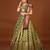 Banarasi silk Double Dupatta style Lehenga