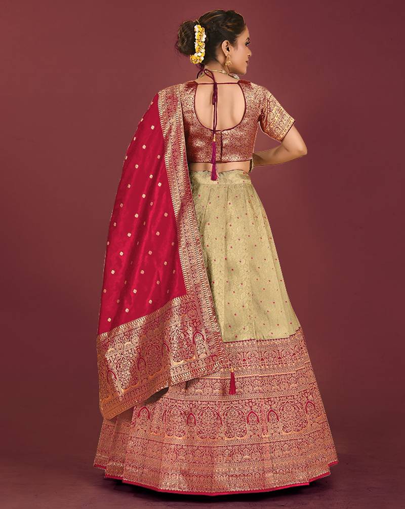 Kanjivaram Silk Pattu Half Saree