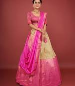 Kanjivaram Silk Pattu Half Saree