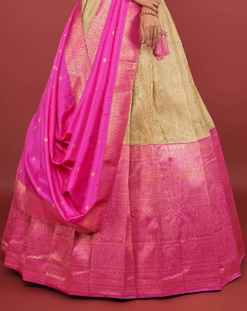 Kanjivaram Silk Pattu Half Saree