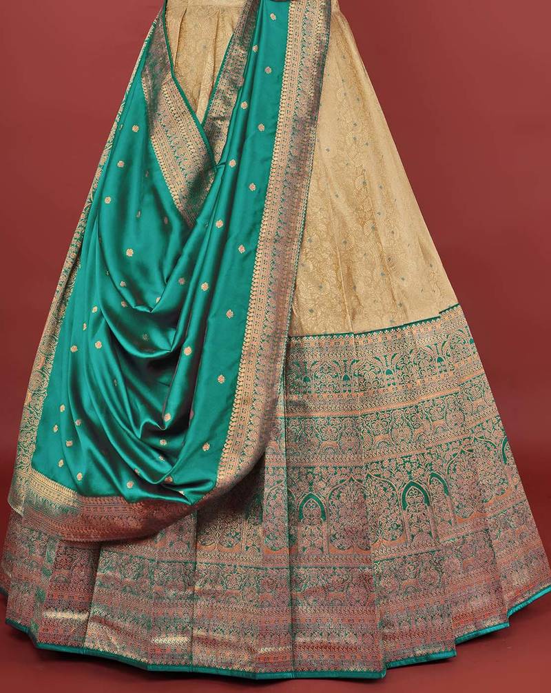 Kanjivaram Silk Pattu Half Saree
