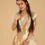 Chiku Kanchipuram Silk Half Saree with Zari Woven