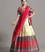 Banarasi silk Pattu Lehenga for Women