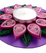 Hand Made paper quilling floating Diwali Diya