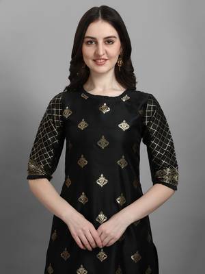 Vredevogel  women silk blend kurta pant dupatta set 3
