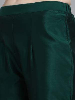  women silk blend kurta pant dupatta set 4