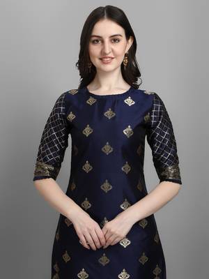 Vredevogel  women silk blend kurta pant dupatta set 3