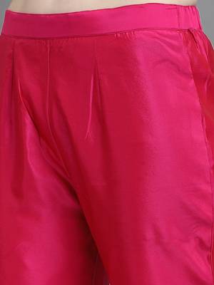  women silk blend kurta pant dupatta set 4