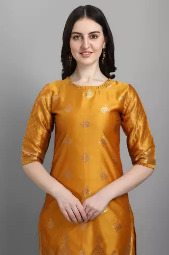  women silk blend kurta pant dupatta set